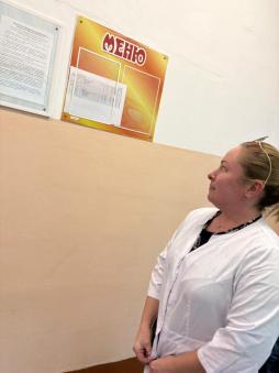 Фото членов комиссии "Родительского контроля" плановая проверка. 24.10.2025